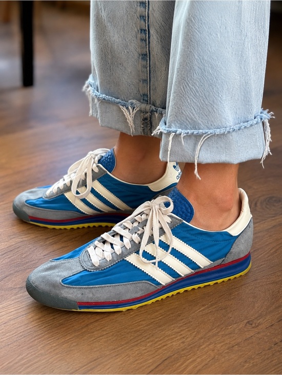 adidas Other - Adidas SL 72 Blue Gray Retro Sneakers Men’s Size 11.5